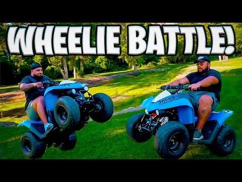 Wheelie Battle: YouTuber's Epic Challenge with Friends