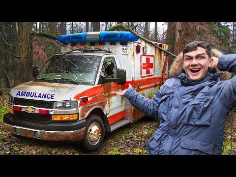 Exploring the Abandoned Ambulance Truck in the Forest: A Thrilling Adventure