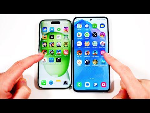 iPhone 15 vs Galaxy A55 Speed Test - Which is the Faster Smartphone?