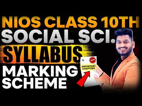 Mastering NIOS Class 10th Social Science: Key Chapters, Exam Tips, and FAQs