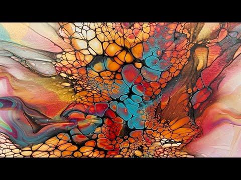 Creating Vibrant Art: Karen's Experiment with Transparent Colors