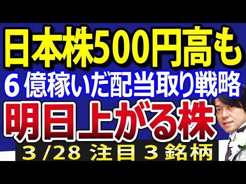 日本株市場の最新動向と配当取り戦略についての解説