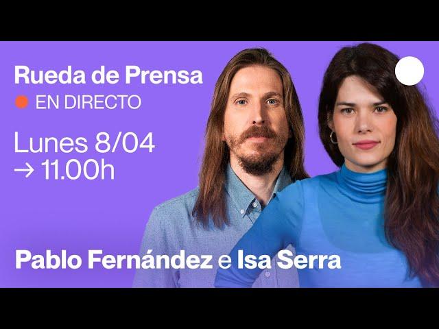 Acciones clave de Podemos en rueda de prensa: Solidaridad, Memoria Democrática y Fiscalidad