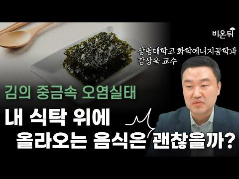 김의 중금속 오염: 심층 분석 및 안전 대책