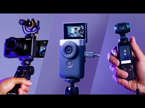 Ultimate Comparison: Sony zv1 Mark II, Canon V10, and DJI Osmo Cameras