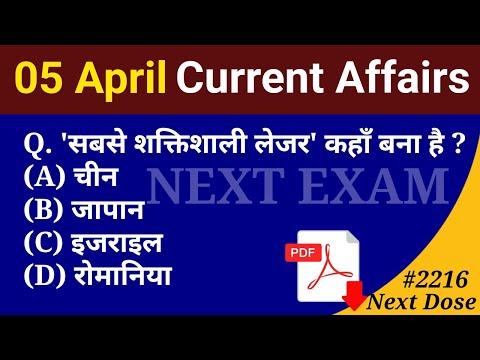 Top Current Affairs of 4th April 2024