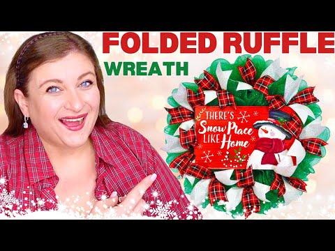 DIY Christmas Wreath: How to Create a Stunning Ruffle Snowman Design