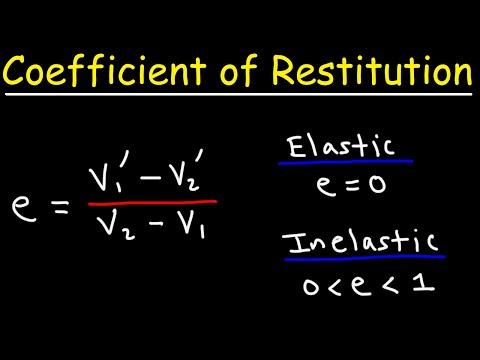 Understanding Coefficient of Restitution in Collisions: A Complete Guide
