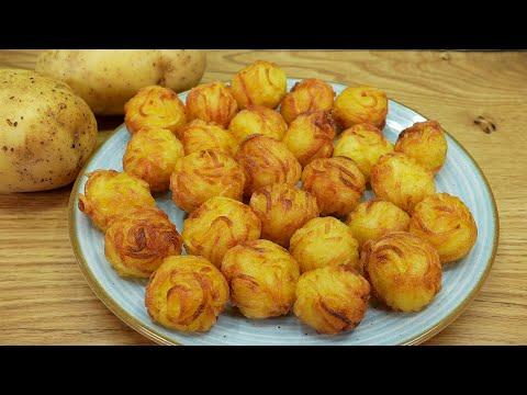 Delicious Potato Balls Recipe with Chicken and Mushroom Boats