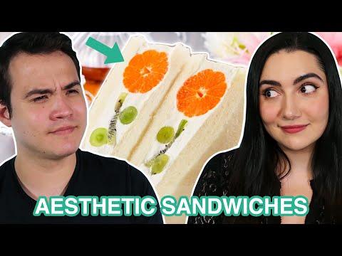 Creating Japanese Aesthetic Sandwiches: A Visual Delight