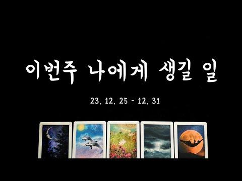 [타로] 이번주 나의 일과 사랑💓