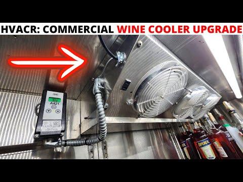 Upgrade Your Commercial Refrigeration Bar Wine Cooler with New Electrical, LED Lights & Fan Guards