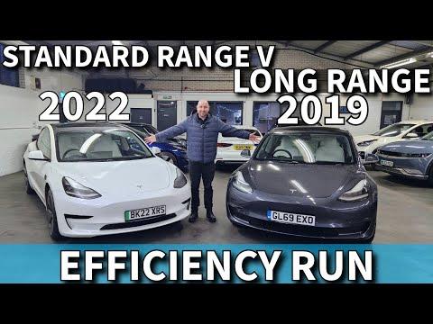 Maximizing Range and Efficiency: Tesla Model 3 Standard Range LFP vs Long Range