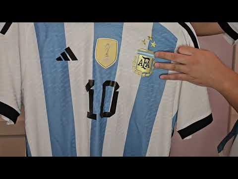 Unboxing the Authentic Lionel Messi Argentina Three Star Kit: A Detailed Review