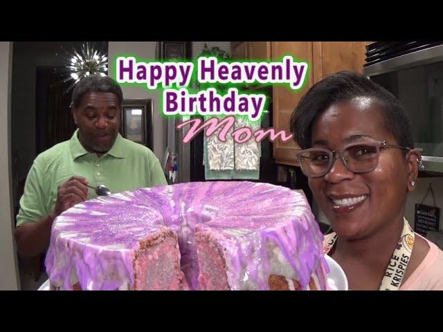 Honoring Mom's Birthday with a Lavender and Pink Cake | Emotional Mother's Day Tribute