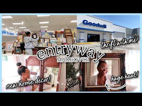 Revamp Your Home Decor with Thrifting Finds and Entryway Makeover