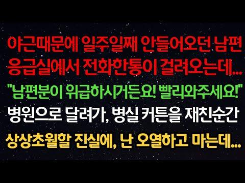 남편의 응급실 전화에 시작된 가족의 진실 탐구