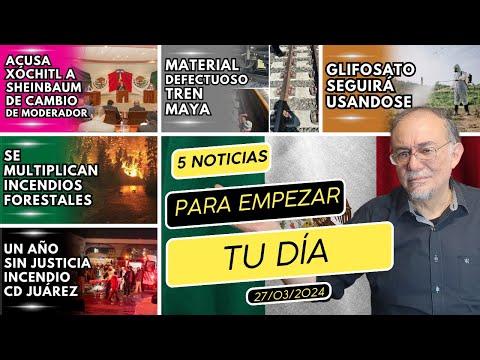 Las 5 noticias más relevantes del día en México