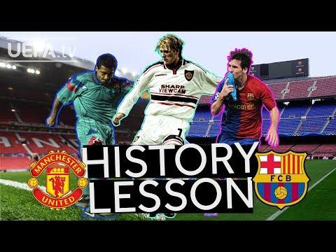 The Epic Champions League History of Manchester United and Barcelona