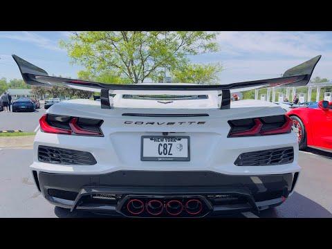 Unveiling the 2025 C8 ZR1 High Wing on a Z06: A Closer Look