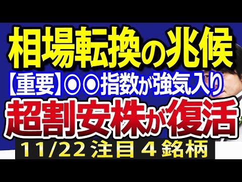 相場転換のシグナル点灯！日本株、グロース株だけでなく超底値の割安株も注目？