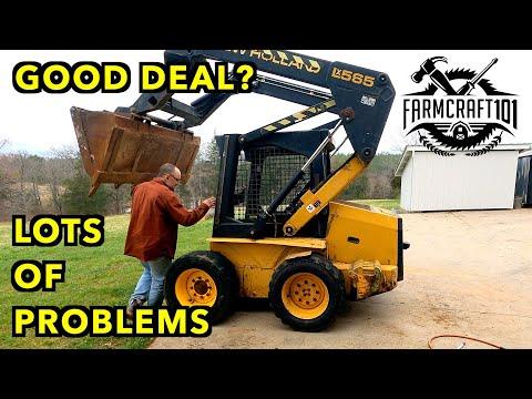 Buying And Fixing My First Skid Steer. New Holland LX565