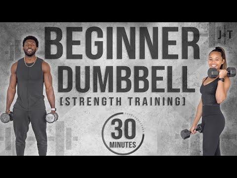 Get Fit with a 30 Minute Full Body Dumbbell Workout!