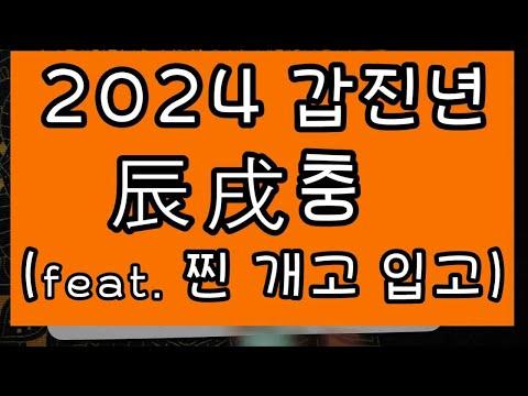 [사주운세] 2024년 진술충(개고 입고 완벽 정리) - 운세 및 사주 해석