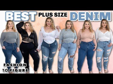 BEST NEW PLUS SIZE DENIM at FASHION TO FIGURE [TRY ON HAUL