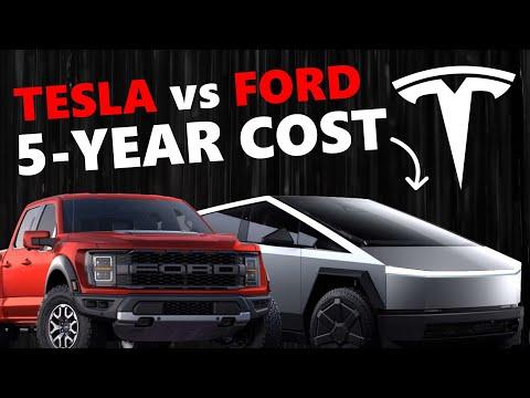 The Ultimate Tesla Cybertruck vs Ford F-150 Comparison: True 5 Year Cost Breakdown