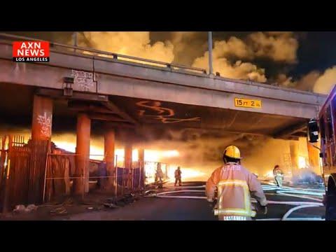 Breaking News: Fire Incident Near Freeway - Exclusive Live Updates