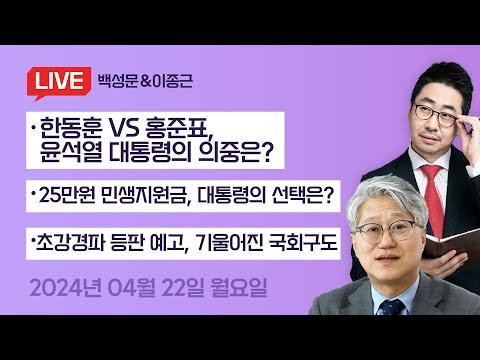 이재명과 회담 의제조율 그리고 해법!한동훈 전 비대위원장의 선택과 거취는?