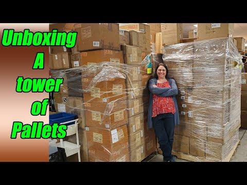 Unboxing a Tower of Pallets: A Treasure Trove of Surprises Revealed!