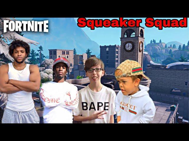 Hilarious Fortnite Gameplay with Toxic 9 Year Old Squeakers