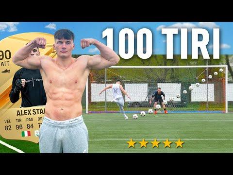 100 Tiri Challenge: Alex Stana - Unleashing the Football Fury