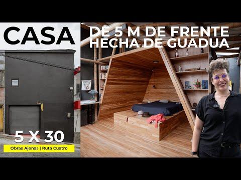 Casa Compacta de Guadua y Material Reciclado: Innovación Sostenible en el Diseño Arquitectónico