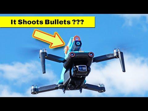 Experience the Thrill: Camera Drone with Plastic Bullet Launcher