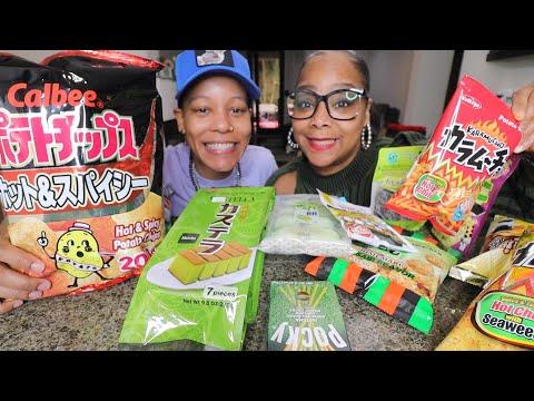 Tasting Asian Snacks: A Surprising Adventure with Atasha and Steph