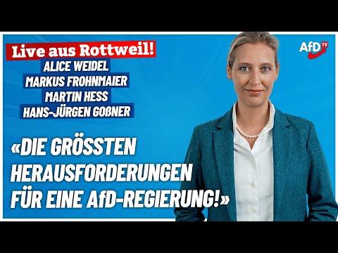 Die Alternative für Deutschland in Rottweil: Politische Diskussion und Standpunkte