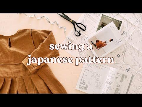 Sewing Adventures with Japanese Patterns: A Cozy Vlog Experience