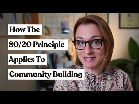 Unlocking Community Success: The 80/20 Principle