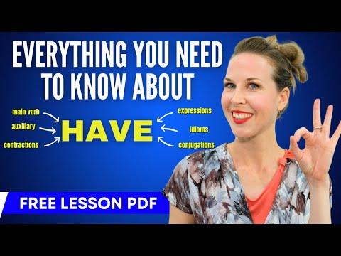 Mastering the Use of 'Have' in English Grammar: A Comprehensive Guide