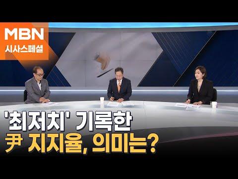 한국 정치 현황 및 윤 대통령 지지율 하락에 대한 분석