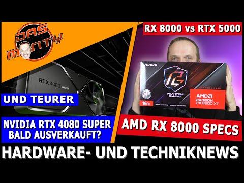 Neue AMD Ryzen 5700 CPU und RTX 4080 Super News