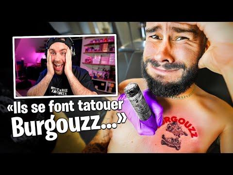Découvrez la réaction hilarante au tatouage "Burgouzz" de Lebouseuh et Roro des inachevés!