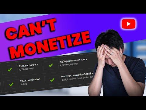 The Frustrating Journey of Monetization on YouTube: A YouTuber's Struggle