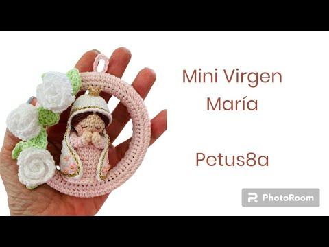 Cómo tejer mini Virgen María Amigurumis: Guía paso a paso