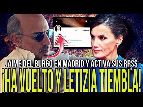 ¡Jaime del Burgo regresa a las redes sociales con impactante cambio de imagen y presencia en Madrid!