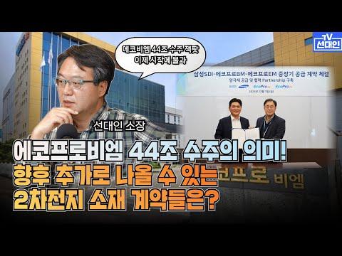 에코프로BM 44조 수주의 의미! 현황과 전망을 알아보는 2차전지 경제분석