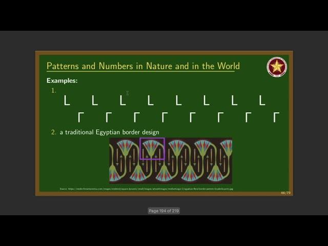 Exploring Symmetry: From Rosette Patterns to Rational Numbers